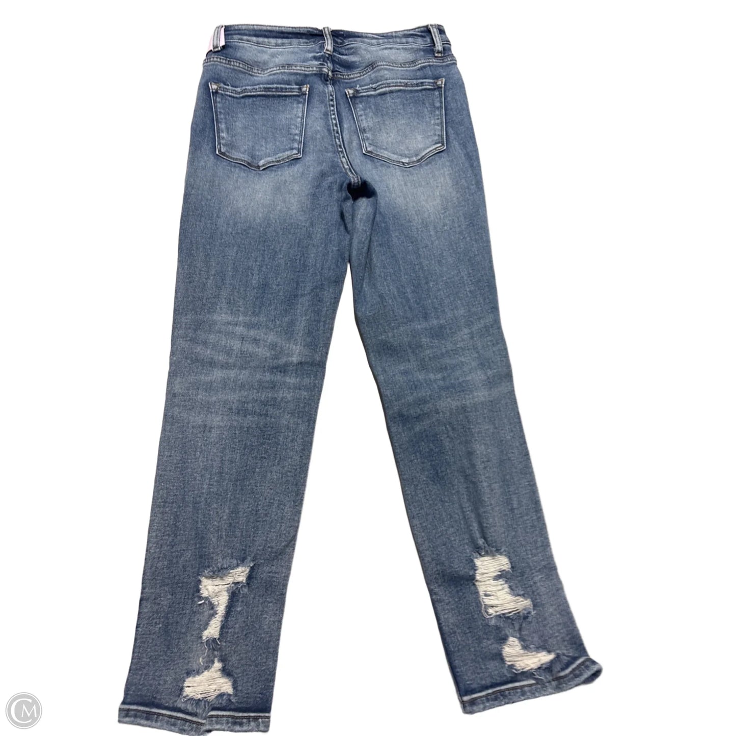 Jeans Straight By Vervet In Blue Denim, Size: 2