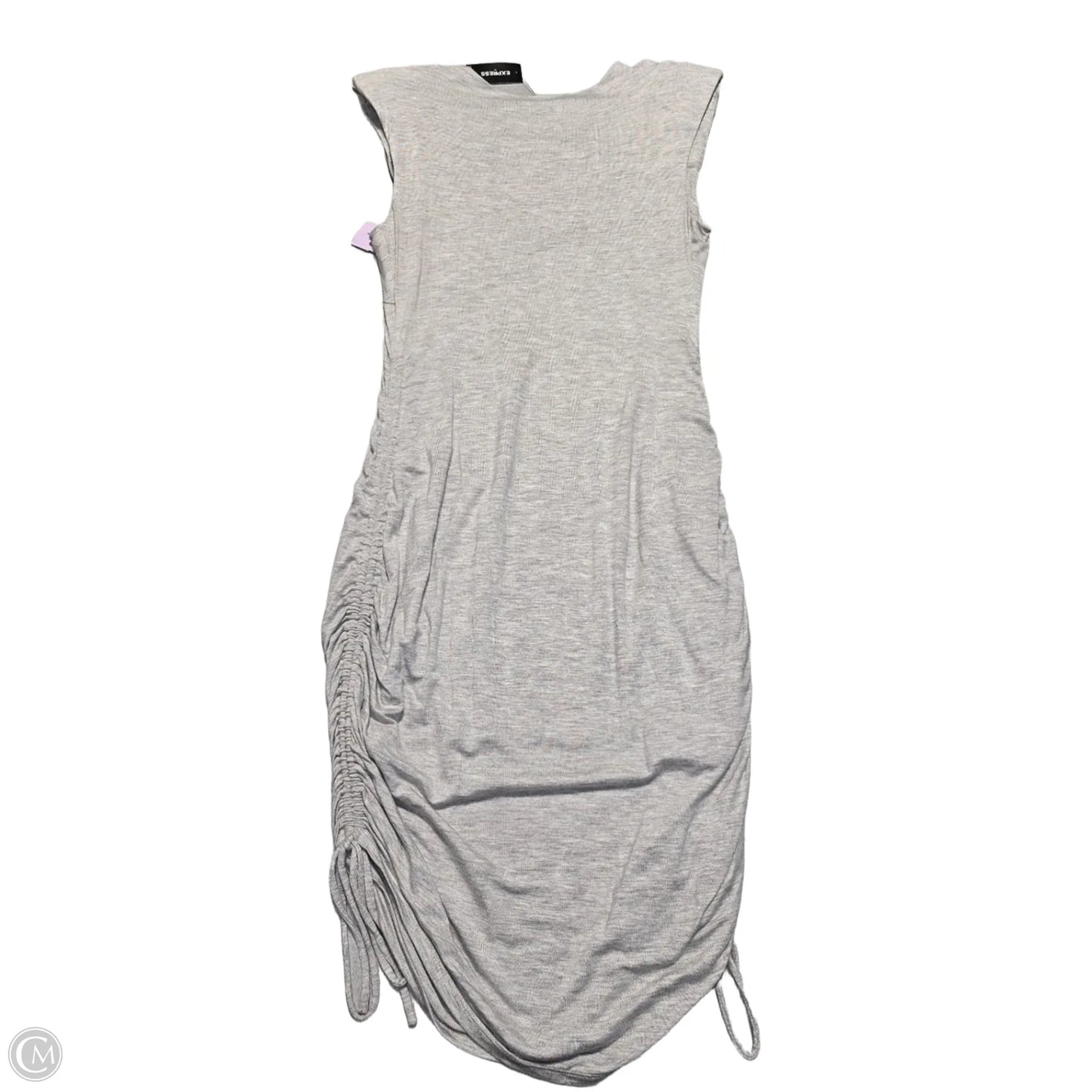 Dress Casual Midi By Express In Grey, Size: S