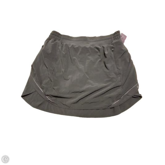 Athletic Skirt By Lululemon In Black, Size: Xl