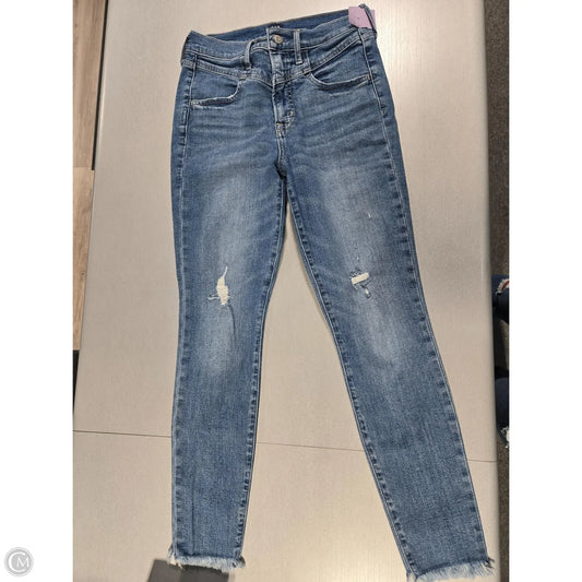 Jeans Skinny By Gap In Blue Denim, Size: 6
