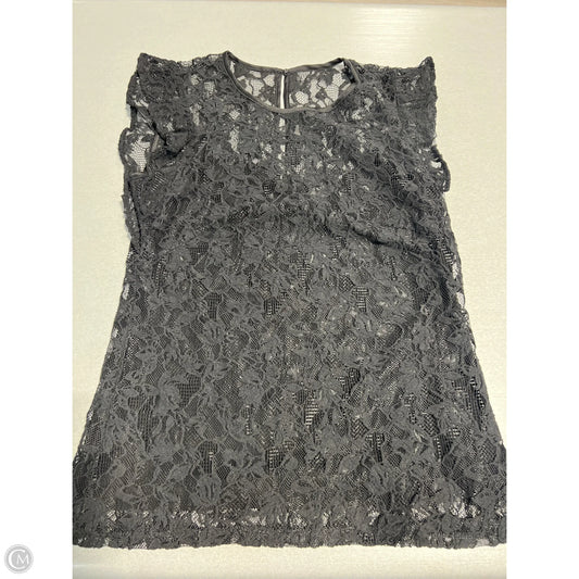 Top Short Sleeve By White House Black Market In Black, Size: Xs