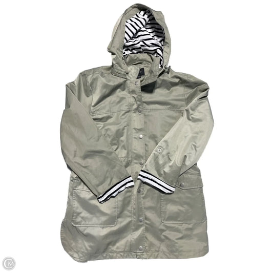 Jacket Windbreaker By Tribal In Beige, Size: L