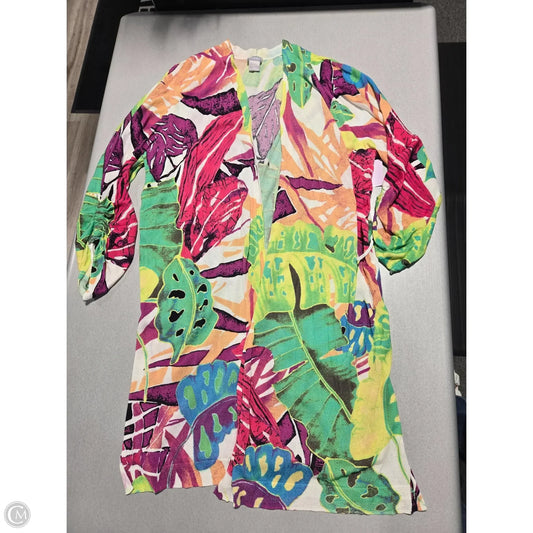Cardigan By Chicos In Multi-colored, Size: Xl