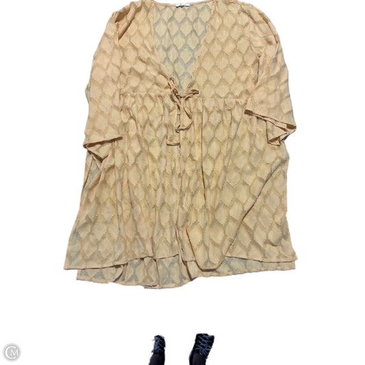 Top Long Sleeve By Maurices In Yellow, Size: Xxl