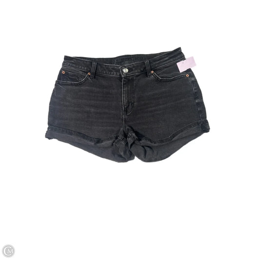 Shorts By American Eagle In Black Denim, Size: 4