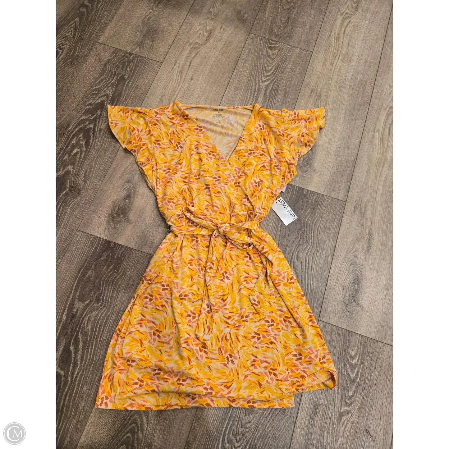 Dress Casual Short By Nine West In Yellow, Size: Xl