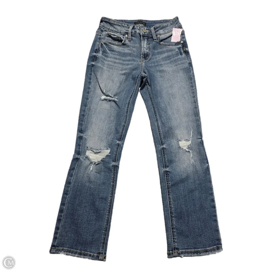 Jeans Cropped By Silver In Blue Denim, Size: 0