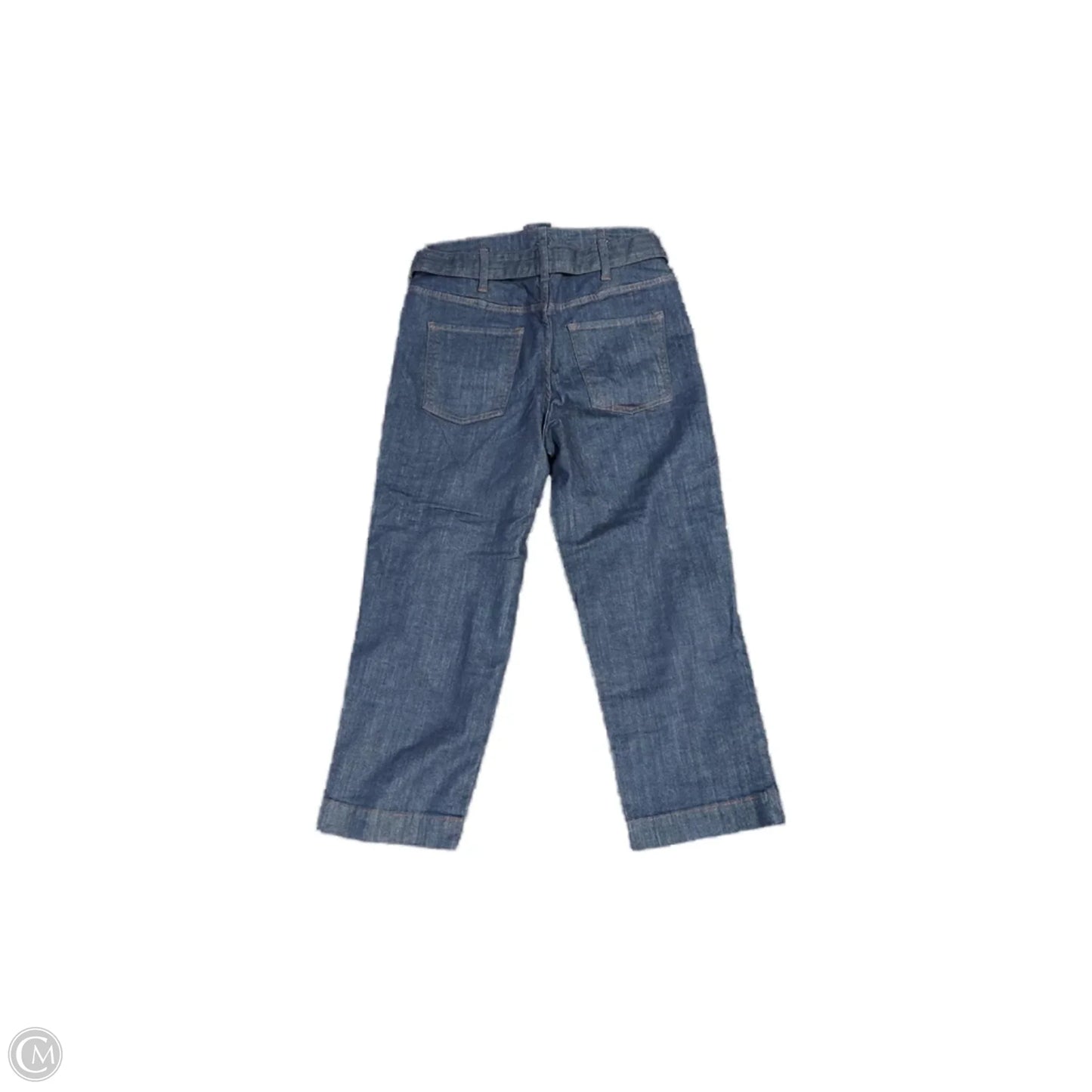 Jeans Wide Leg By Banana Republic In Blue Denim, Size: 6