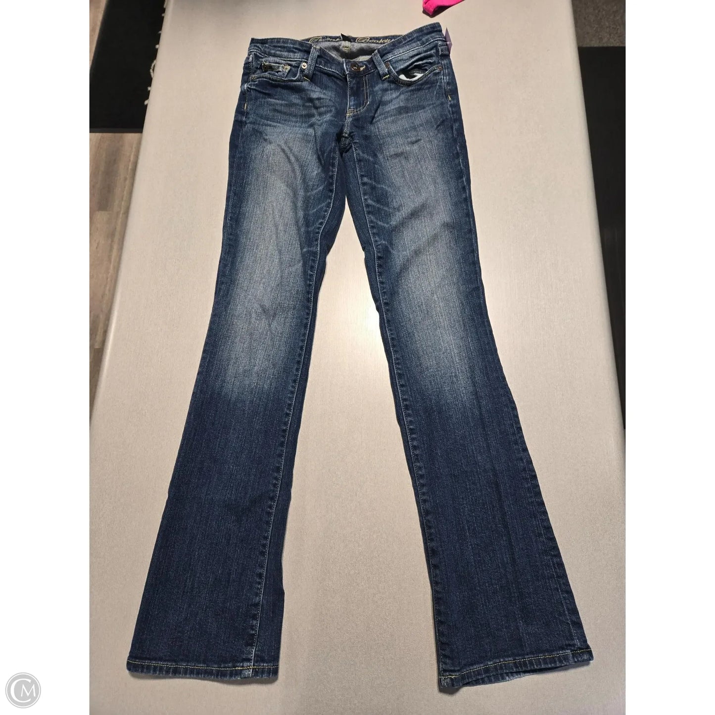 Jeans Boot Cut By Gap In Blue Denim, Size: 0