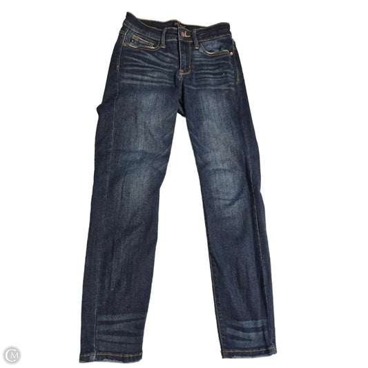 Jeans Skinny By Judy Blue In Blue Denim, Size: 2