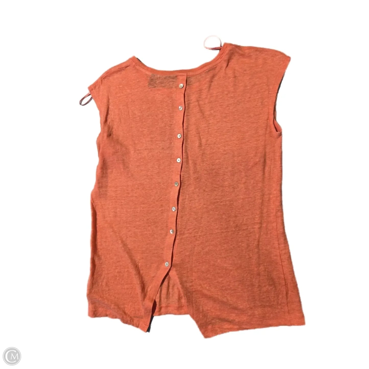 Top Sleeveless By Tahari By Arthur Levine In Coral, Size: S