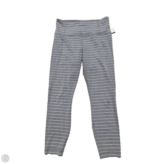 Athletic Leggings By Athleta In Striped Pattern, Size: M