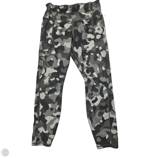 Athletic Leggings By Athleta In Camouflage Print, Size: M