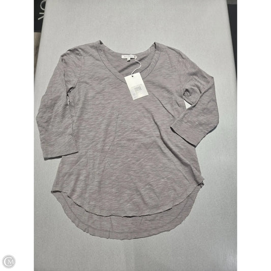 Top Long Sleeve By Cmc In Grey, Size: Xs