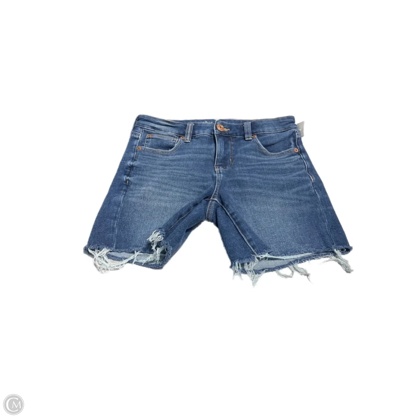 Shorts By American Eagle In Blue Denim, Size: 4