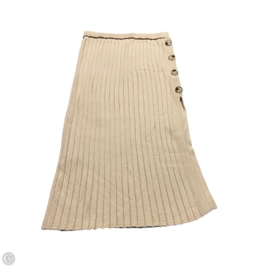 Skirt Midi By Pink Lily In Tan, Size: M