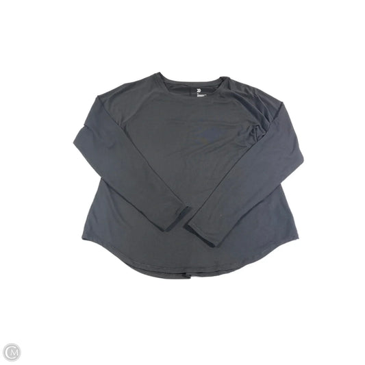 Athletic Top Long Sleeve Crewneck By All In Motion In Black, Size: Xl