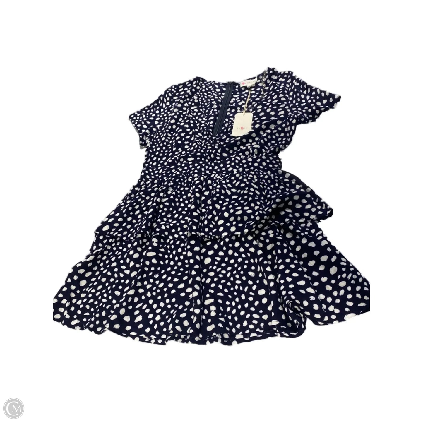 Dress Casual Short By Cme In Polkadot Pattern, Size: L