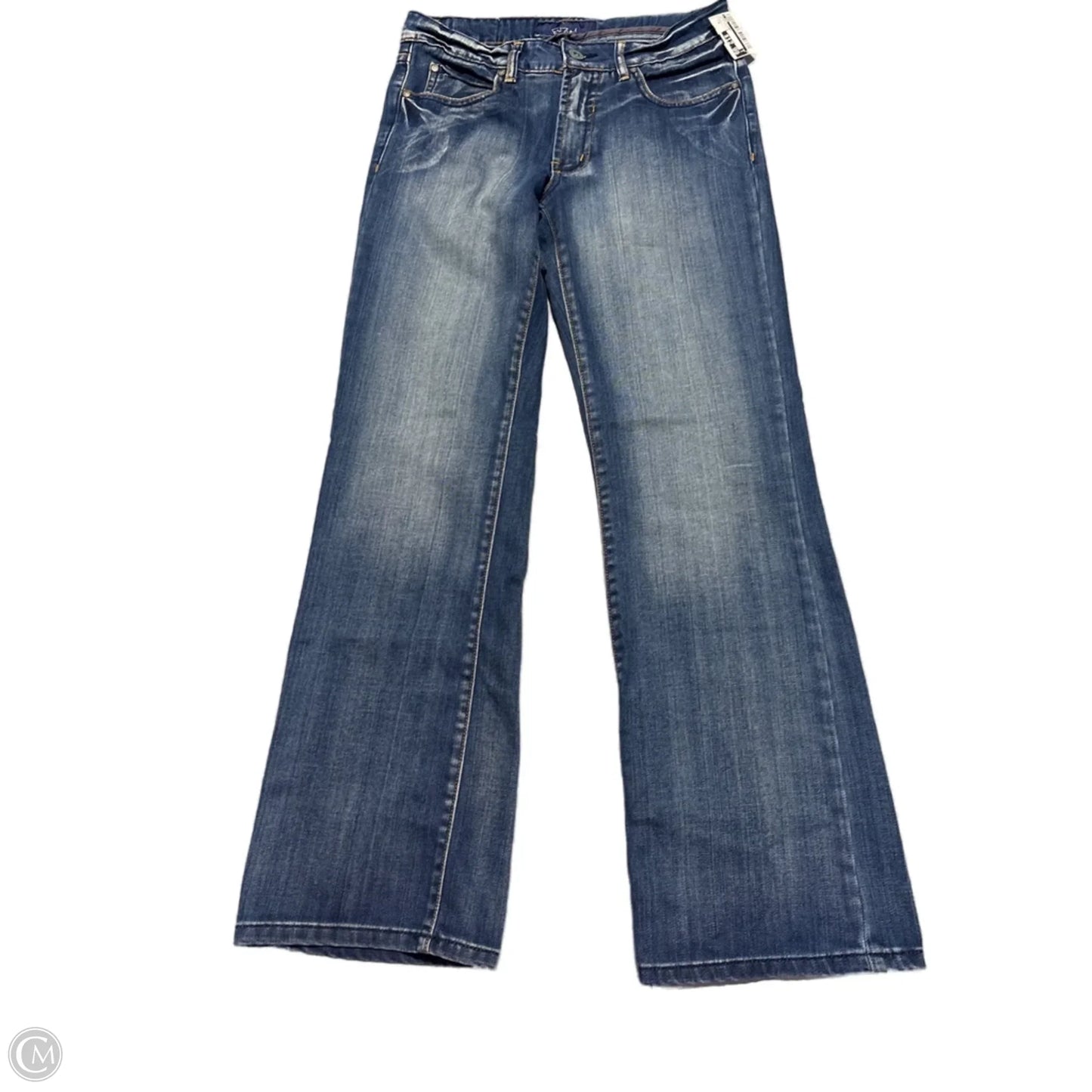 Jeans Flared By Cme In Blue Denim, Size: 8