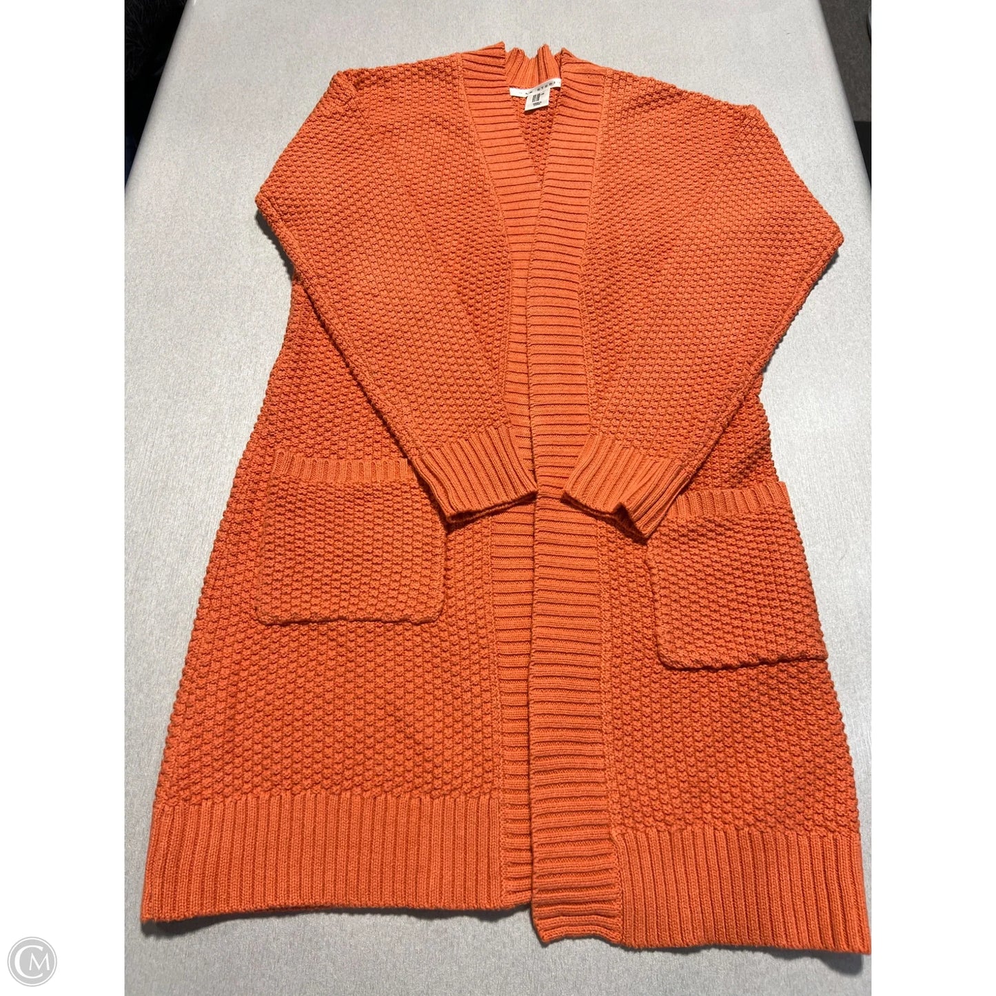 Cardigan By Max Studio In Orange, Size: Xs