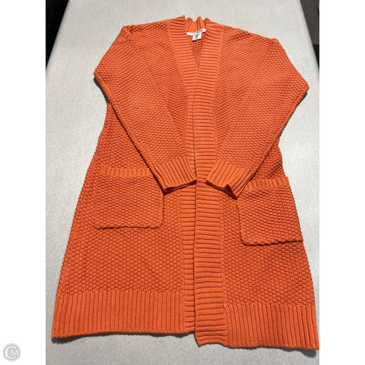 Cardigan By Max Studio In Orange, Size: Xs