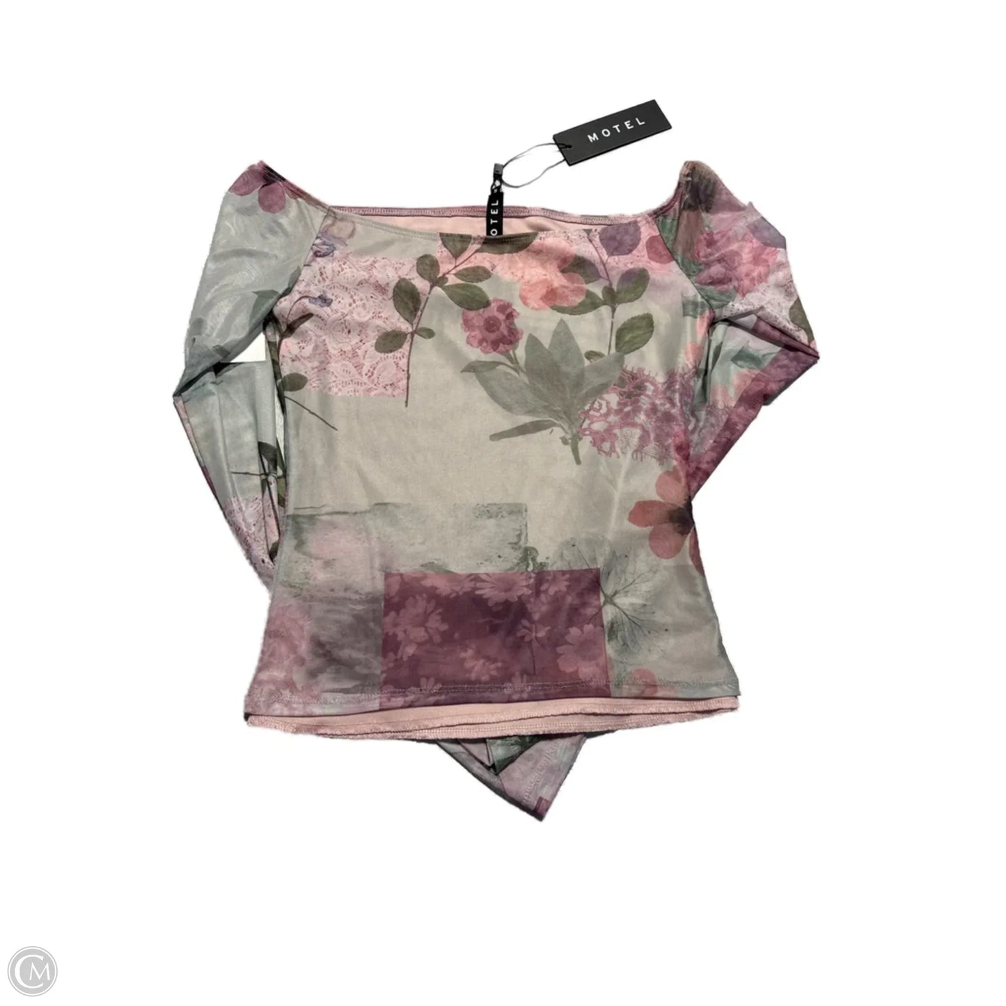 Top Long Sleeve By Cmf In Floral Print, Size: M