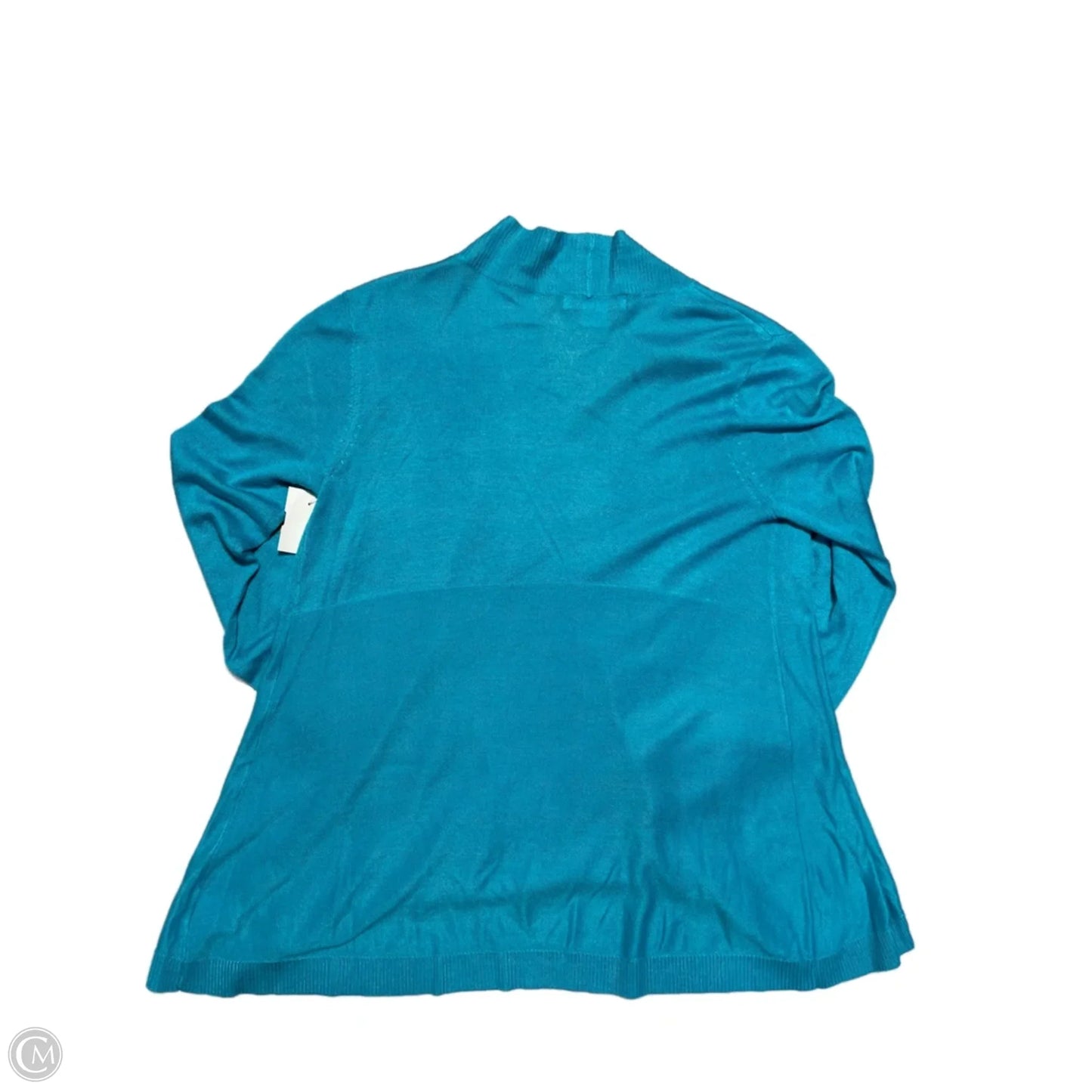 Cardigan By Liz Claiborne In Teal, Size: S