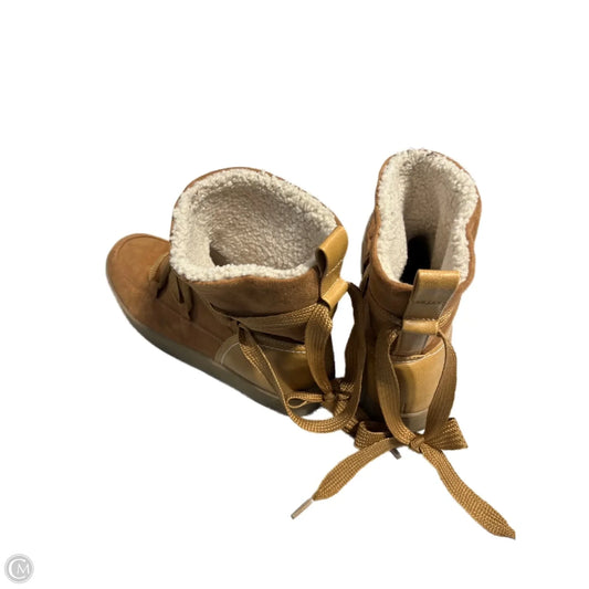 Boots Ankle Flats By Universal Thread In Brown, Size: 7.5
