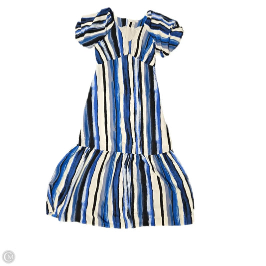 Dress Casual Maxi By Nine West In Black & Blue, Size: Xs