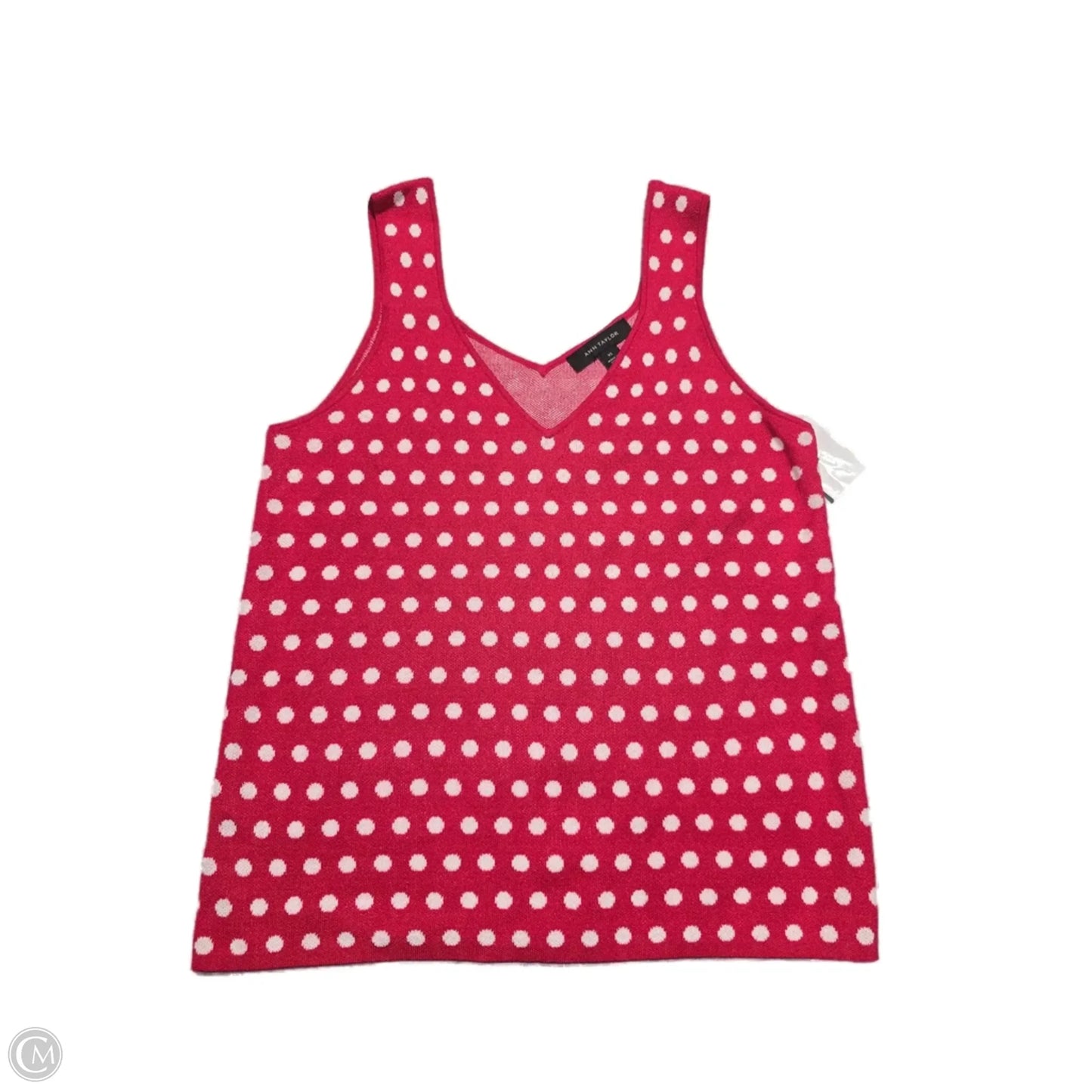 Tank Top By Ann Taylor In Polkadot Pattern, Size: Xs
