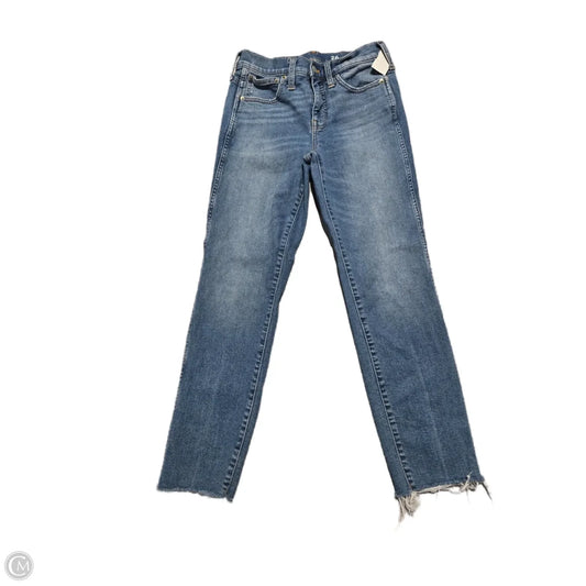 Jeans Straight By J. Crew In Blue Denim, Size: 2