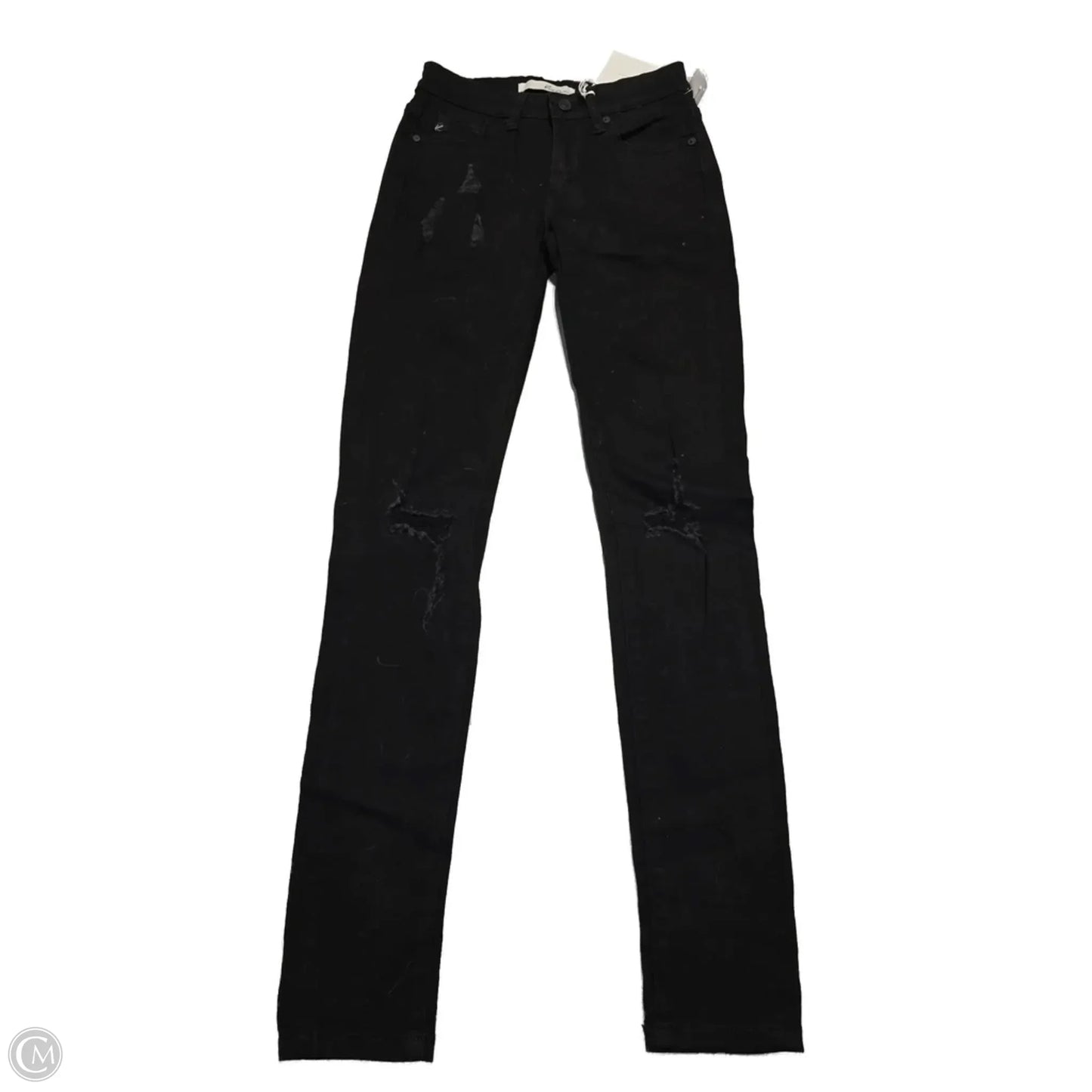 Jeans Skinny By Kancan In Black, Size: 0