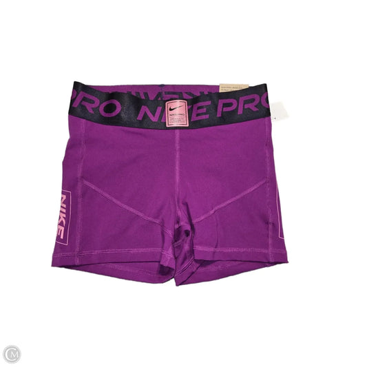 Athletic Shorts By Nike In Purple, Size: S
