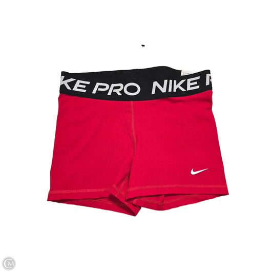 Athletic Shorts By Nike In Red, Size: M