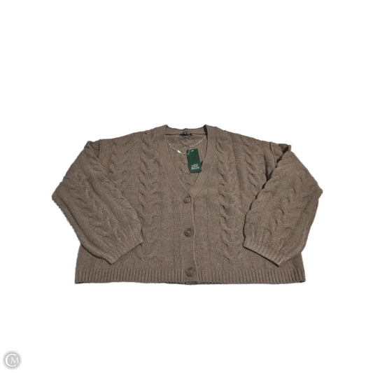 Sweater Cardigan By Wild Fable In Brown, Size: S