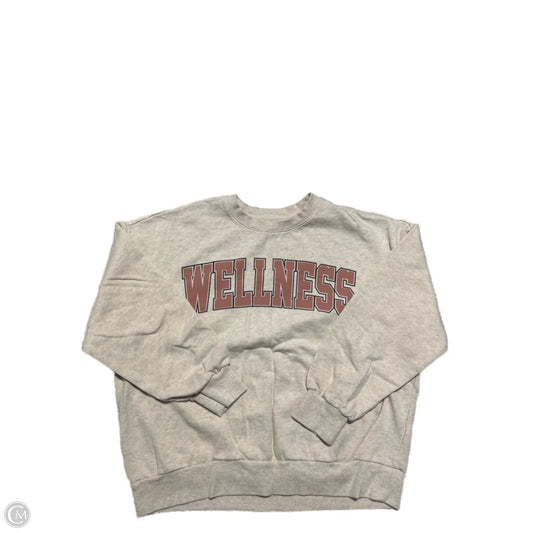 Sweatshirt Crewneck By Z Supply In Cream, Size: S