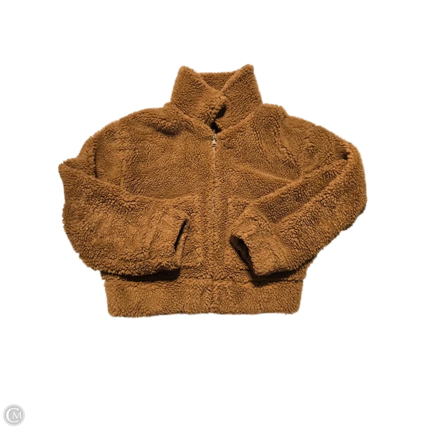 Jacket Fleece By Thread And Supply In Tan, Size: S