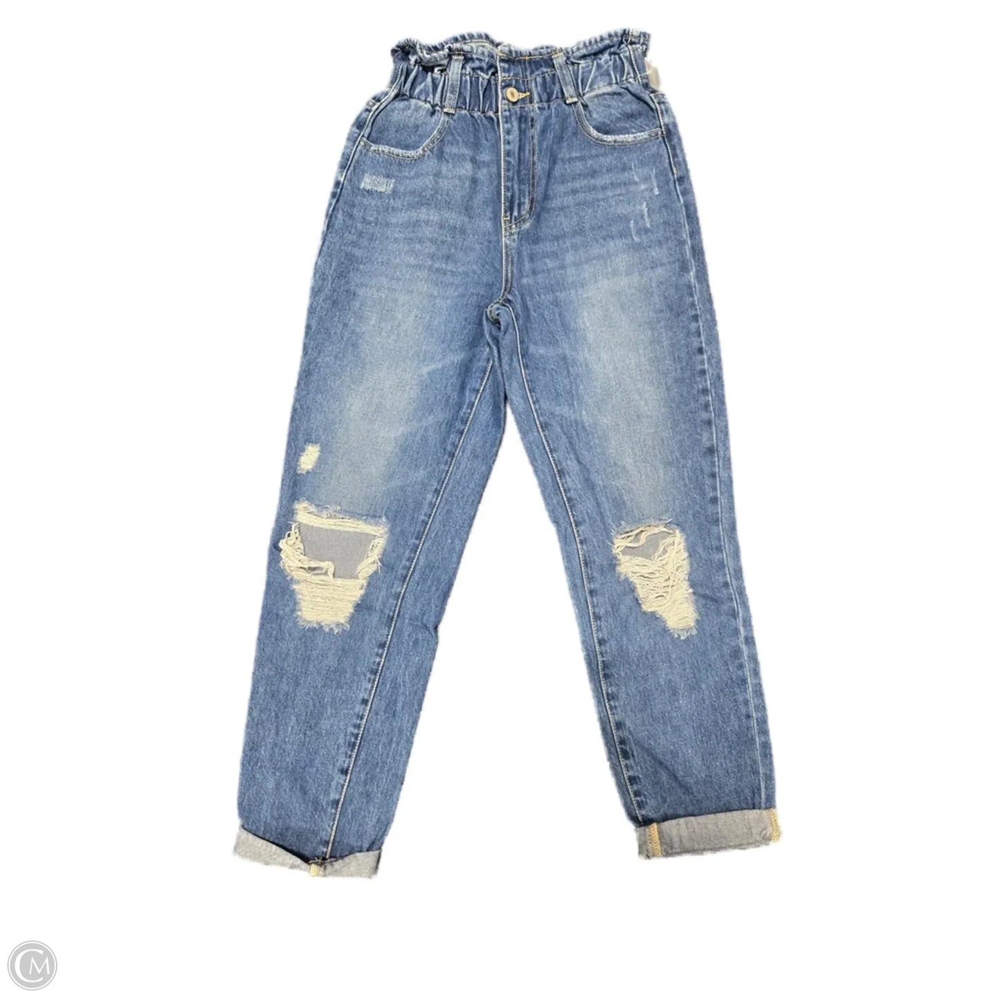 Jeans Straight By Kancan In Blue Denim, Size: 2