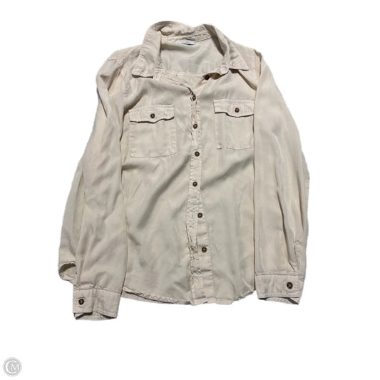 Top Long Sleeve By Love Tree In Tan, Size: L