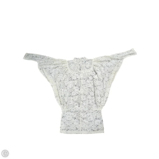 Top Long Sleeve By Vici In Cream, Size: S