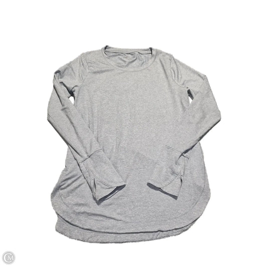Athletic Top Long Sleeve Crewneck By Athleta In Blue, Size: M