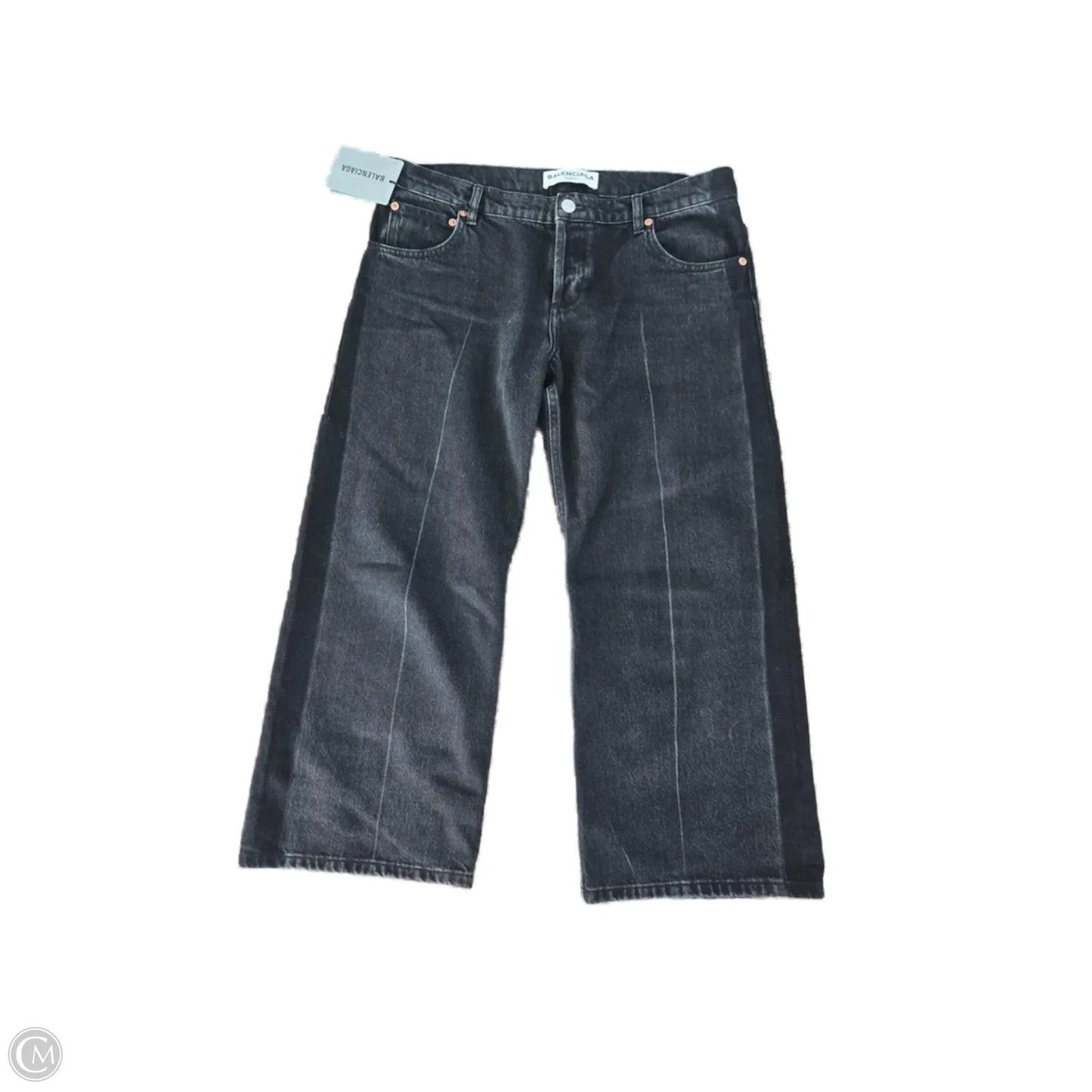 Jeans Luxury Designer By Balenciaga In Black Denim, Size: 6