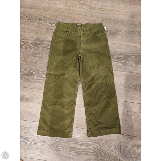 Pants Corduroy By Toad & Co In Green, Size: 6