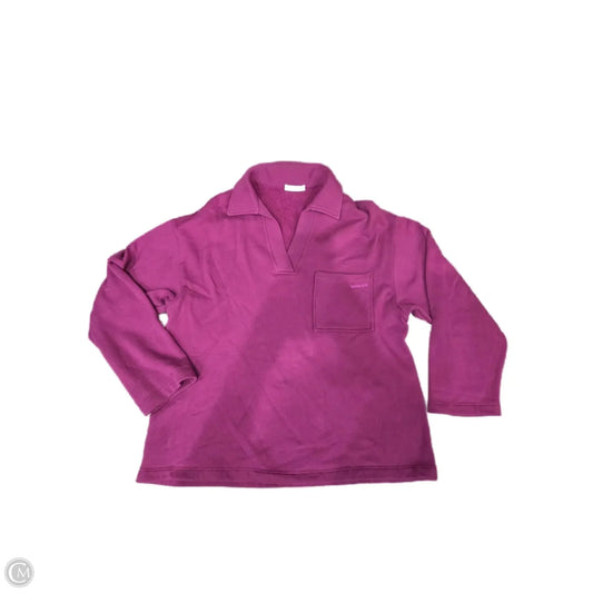 Top Long Sleeve By Cmc In Purple, Size: S