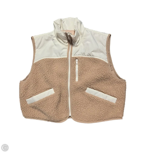 Vest Fleece By Old Navy In Tan, Size: M