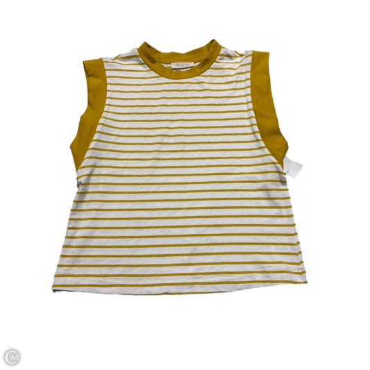 Top Sleeveless By Doe & Rae In Striped Pattern, Size: S