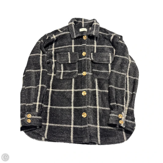 Jacket Shirt By Z Supply In Black, Size: L