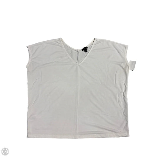 Top Short Sleeve Basic By Ann Taylor In White, Size: Xs