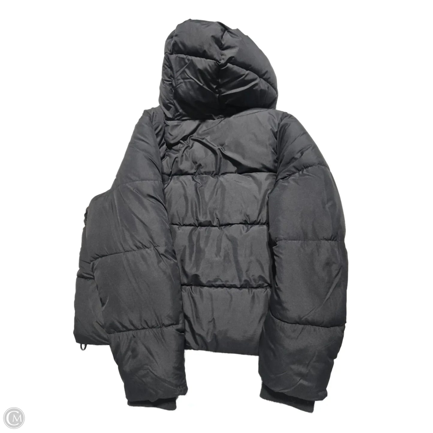 Coat Puffer & Quilted By Hollister In Black, Size: L