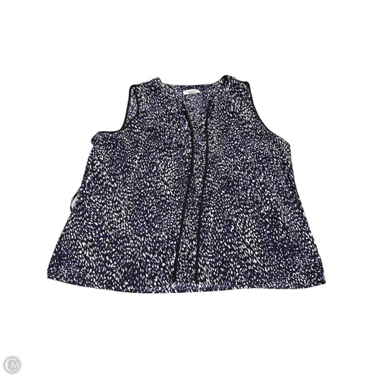Tank Top By Calvin Klein In Black & Purple, Size: 1x